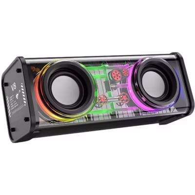اسپیکر بلوتوثی قابل حمل مدل RGB V8