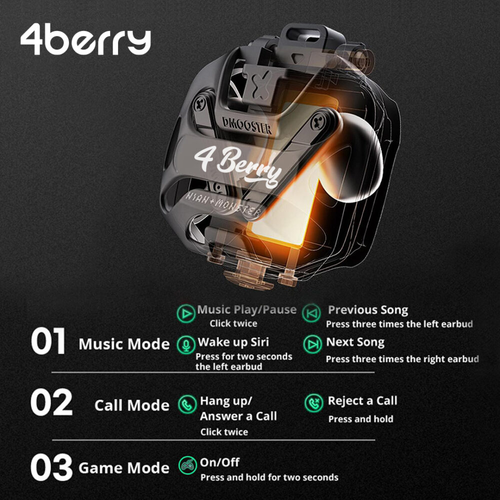 هدفون بلوتوثی فوربری مدل Dmooster D12 - Image 13