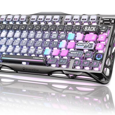 کیبورد مکانیکی برند GravaStar مدل Mercury K1 Pro RGB اصلی