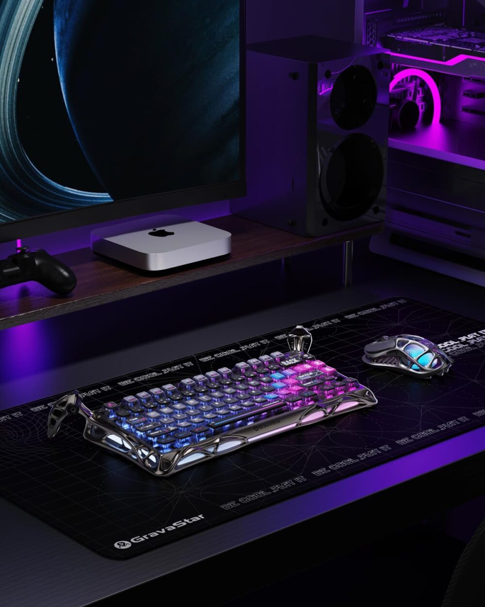 کیبورد مکانیکی برند GravaStar مدل Mercury K1 Pro RGB اصلی - Image 6