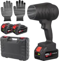 جت فن شارژی پرقدرت مدل Portable 32000 RPM Electric Air Duster Gun – دو باتری و کیف‌دار