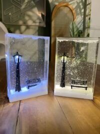 چراغ خواب آباژور برفی شب های پاریس - مونتاژ شده