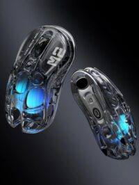 موس گیمینگ گراواستار مدلTransparent Black- GravaStar Mercury M2
