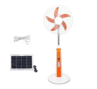 پنکه شارژی خورشیدی ایستاده Weidasi مدل WD-248S سایز 18